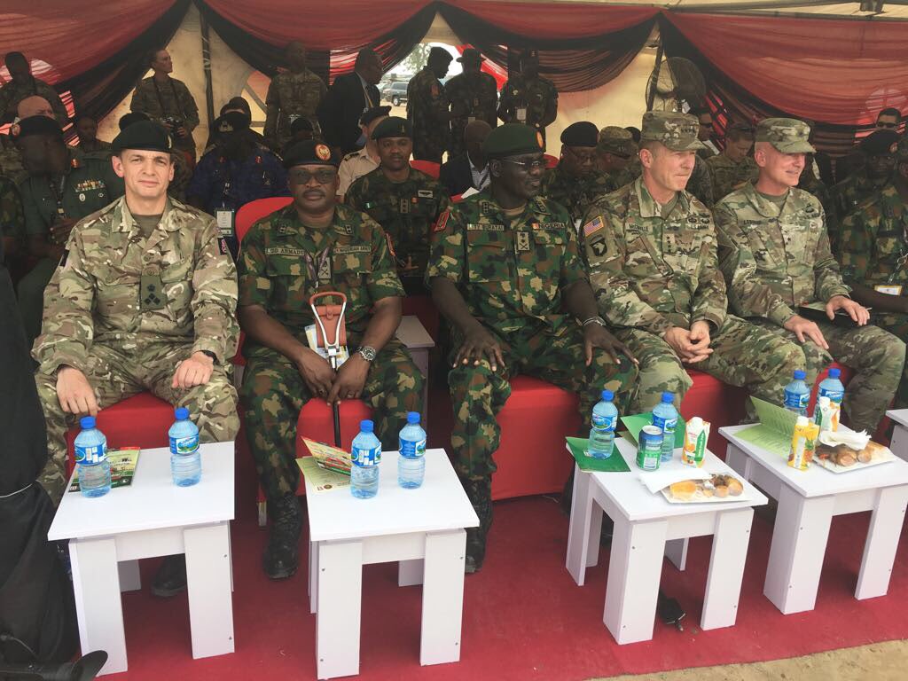 7thRats's tweet photo. #AlliedStrong at @USArmyAfrica #ALFS18. Commander #DesertRats and Vice @ArmyChiefStaff are representing @BritishArmy and @USArmy and their respective nationโs commitment to supporting African nations to bring peace and security across the continent. https://t.co/4lV3OZvanM