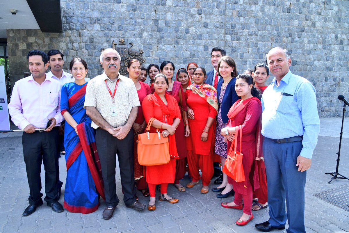 GladysB's tweet photo. I’ve been at the George Institute for Global Health in New Delhi to launch an innovative health app pioneered in NSW that will help millions of the world’s poorest to access lifesaving diabetes care for the very first time. https://t.co/RBrm2msDwc