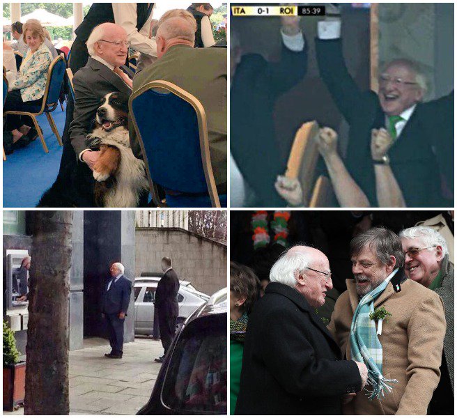 Happy Birthday to Michael D Higgins who turns 77 today! 