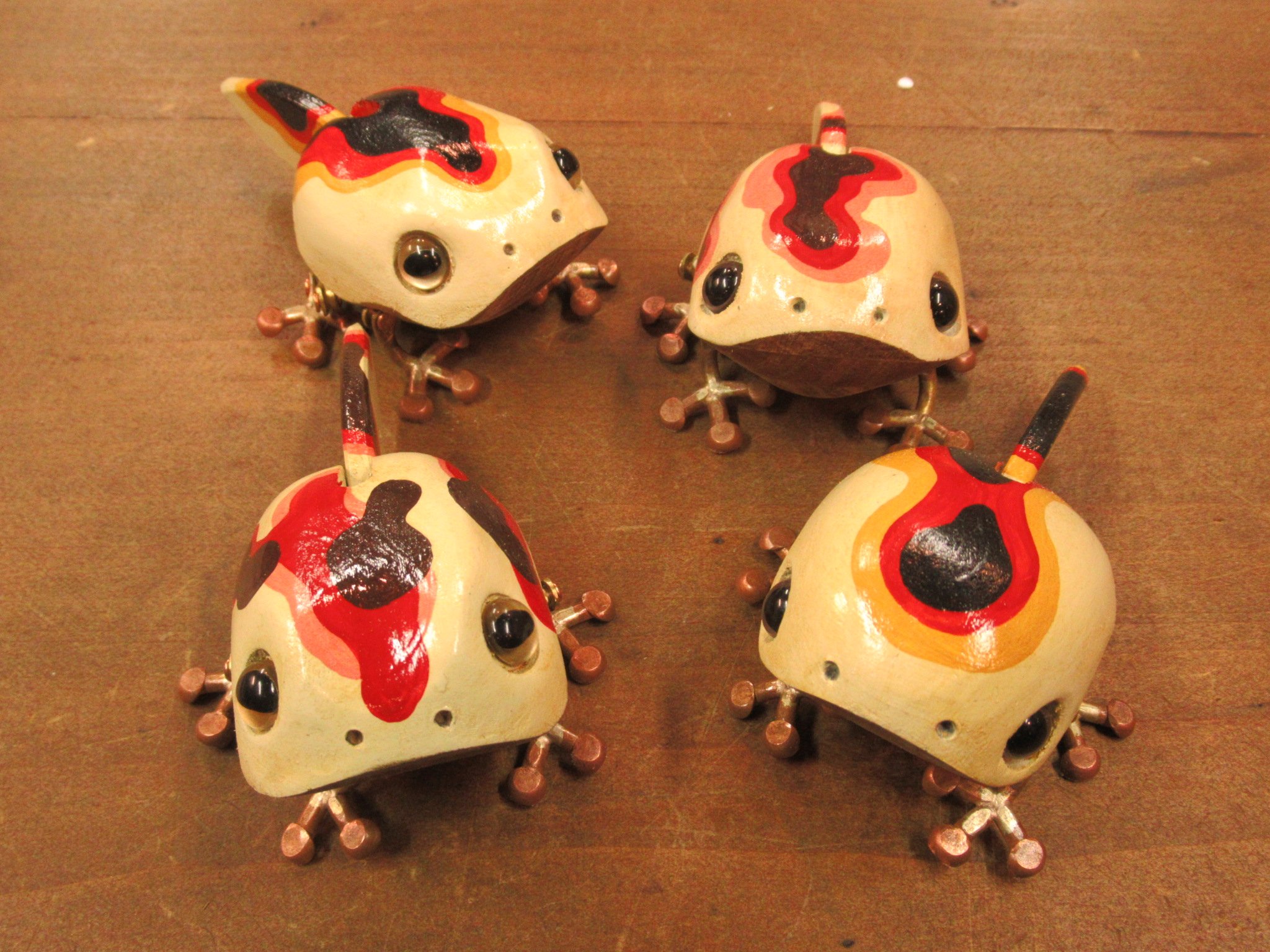 風来!モッケ旅団　かえる置物　末吉晴男 6匹セット 風来!モッケ旅団 かえる置物 末吉晴男 6匹セット - メルカリ