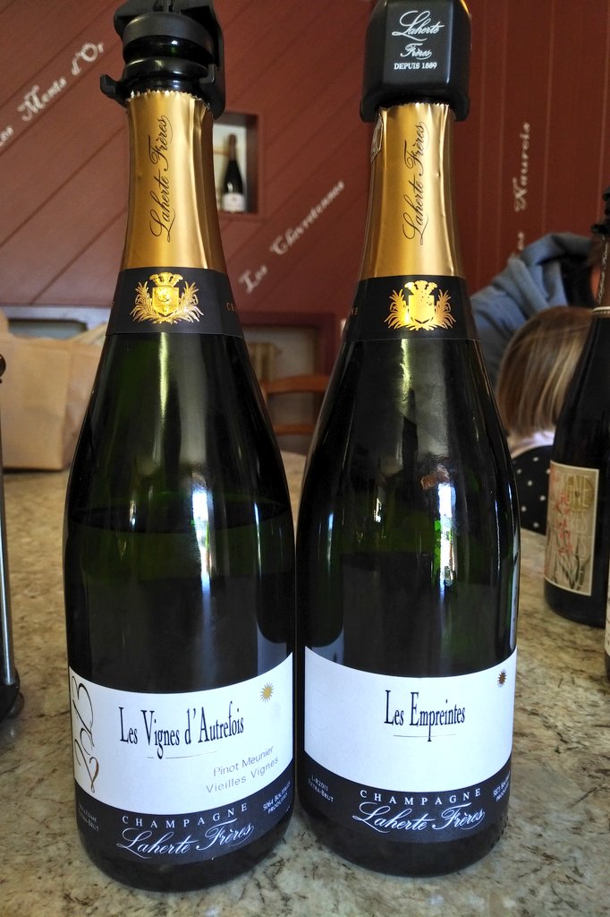 scotch_guy's tweet photo. Digging into the Laherte line up. Love em all, but especially the Brut Nature, Les Empreintes, Rose de Meunier and Les Beaudiers. The last one so crushable! #Champagne #Laherte https://t.co/3sKmvqKMUc