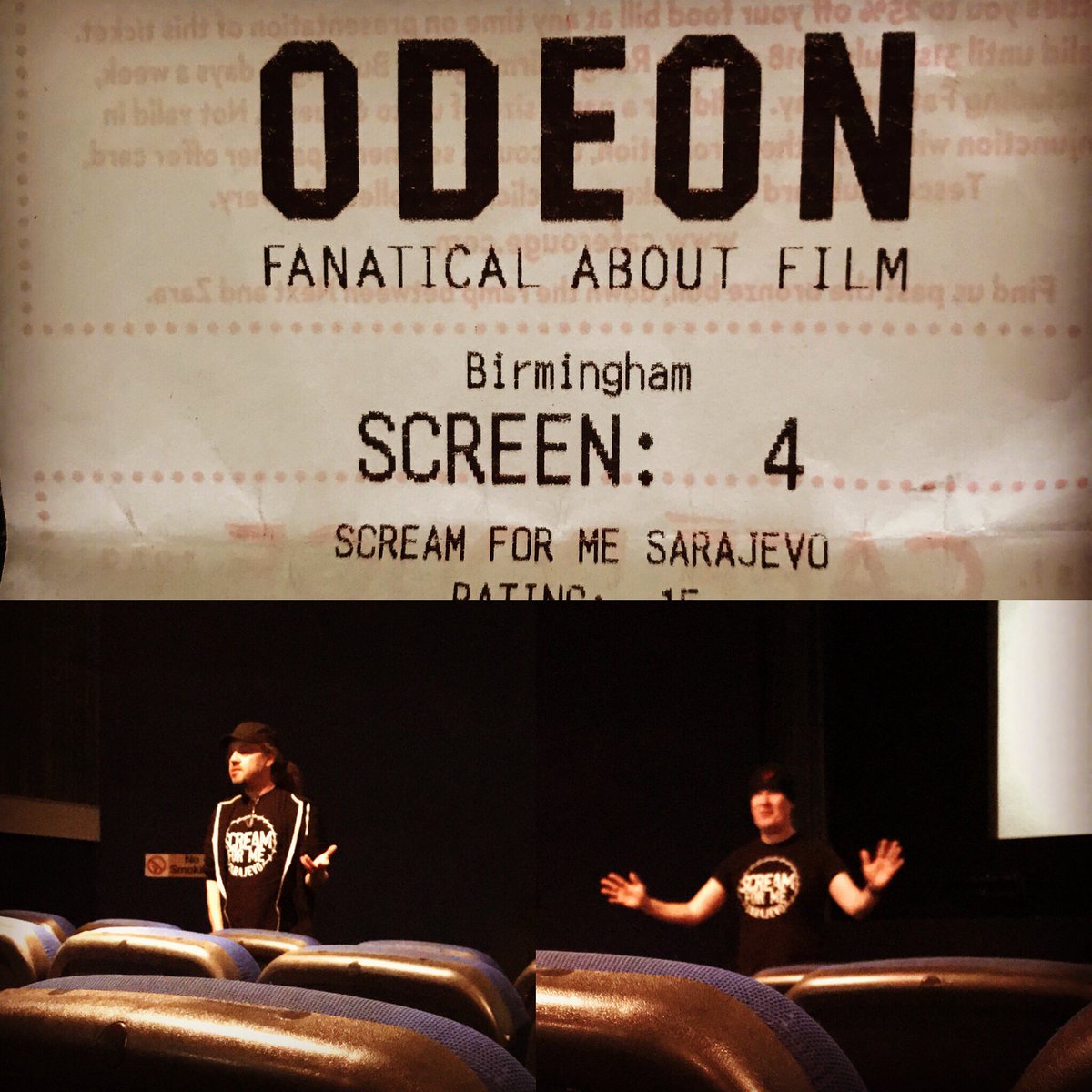 Zikis Mastering (@zikismastering) on Twitter photo #screamformesarajevo film was eye opening. The dark details of war & how my brother <a href="/Circlestudios/">Trev Circlestudios</a> survived & put on a secret gig. Q&A after #screamformesarajevo film was eye opening. The dark details of war & how my brother <a href="/Circlestudios/">Trev Circlestudios</a> survived & put on a secret gig. Q&A after