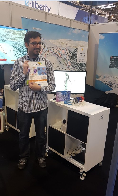 ccasellascoll's tweet photo. You can find our colleague Dani Blanco at @skitude booth 420, and talk with him about @SmartEEsEU if you are interested in introducing #printedelectonics in your products @MPlantet2018 #wearables #Grenoble #SmartEEs https://t.co/ua57vXF070