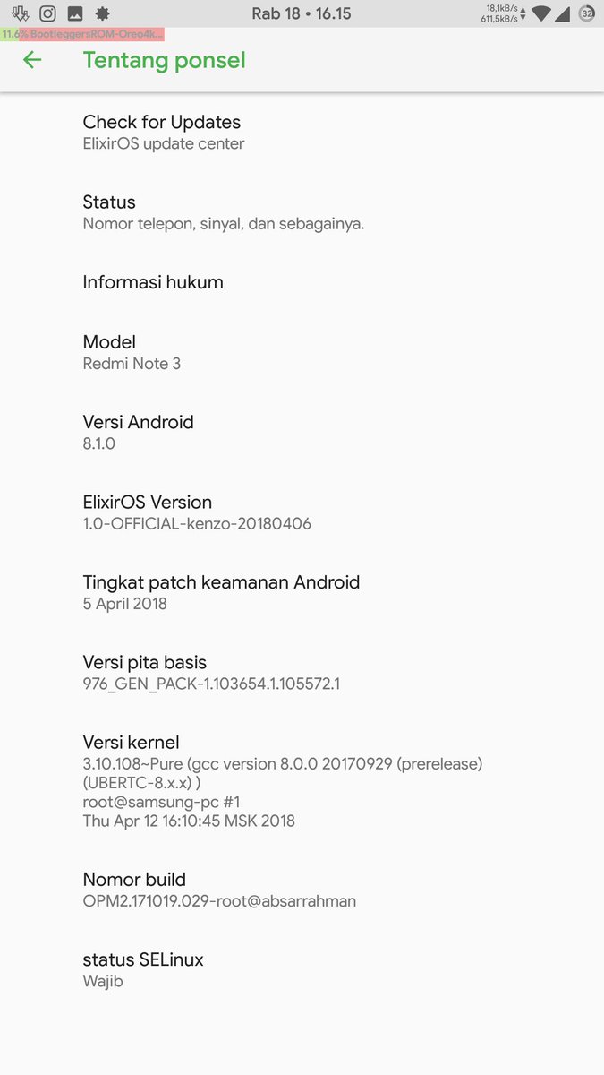 mrkepoid's tweet image. Disini stabil. Kustom ROM #Oreo terstabil saat ini untuk #RedmiNote3Pro. Hanya saja baterai harus dikorbankan. Masih terasa boros walau dengan bantuan kustom kernel.
