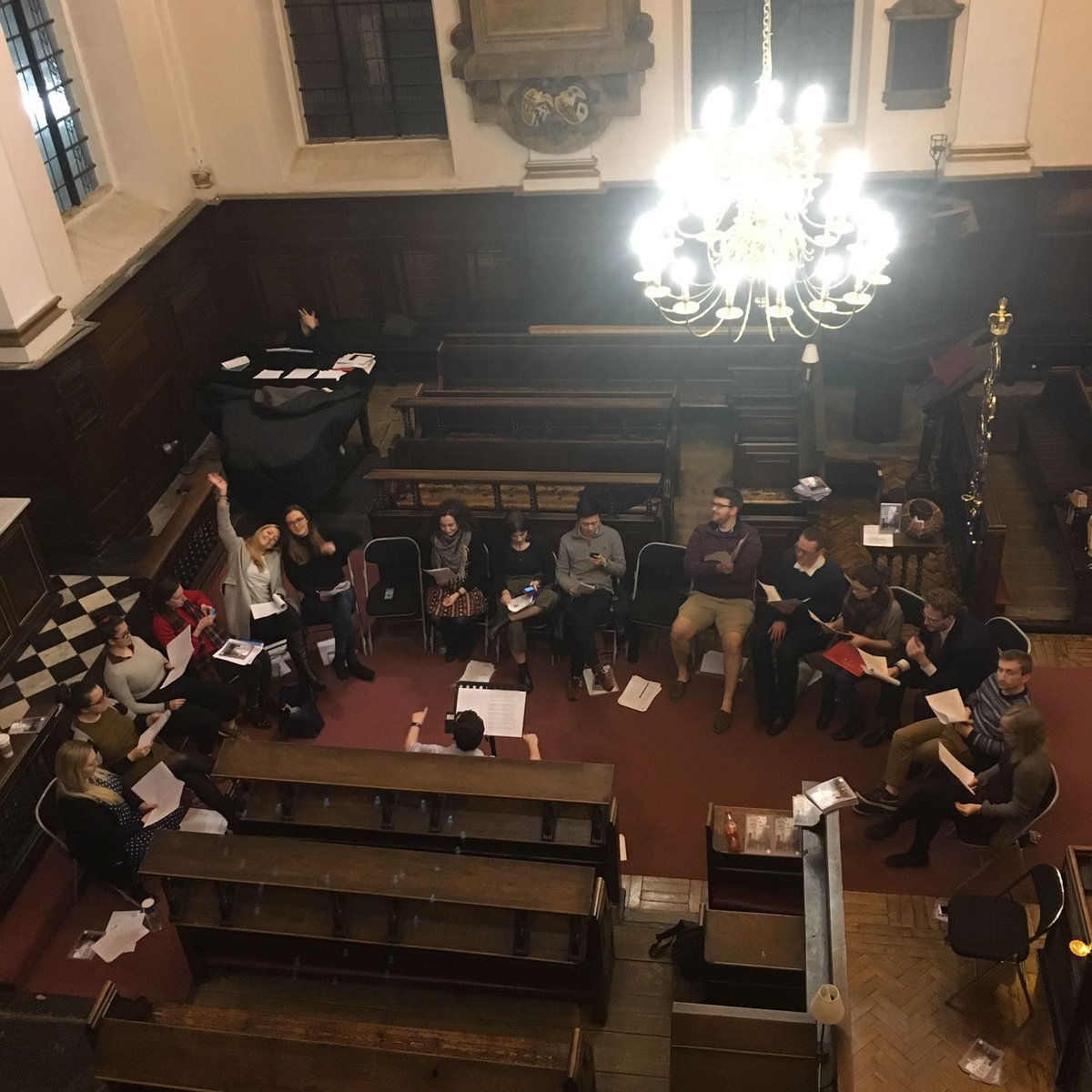 InvictaVoices's tweet photo. What were you doing yesterday evening? 🤔 We were rehearsing ahead of our Gresham Centre concert next Saturday! 🎼 Get your tickets now, less than 50 left! 📆🎟🎟LINK IN THE BIO!
#londonconcert #greshamcentre #invictavoices #weekendplans #londonmusic #londonchoral https://t.co/BffwGHeDB4