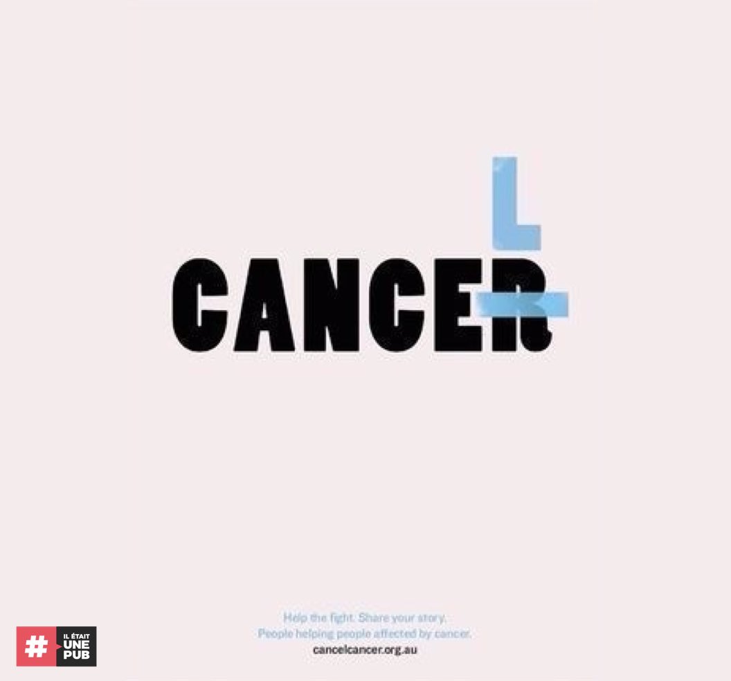 ieupmedia's tweet photo. Quand une lettre change tout🎈
•
@iletaitunepub
•
#cancelcancer #print #cancel #Help #helpthefight #peoplehelpingpeople https://t.co/toJF5uFvnH