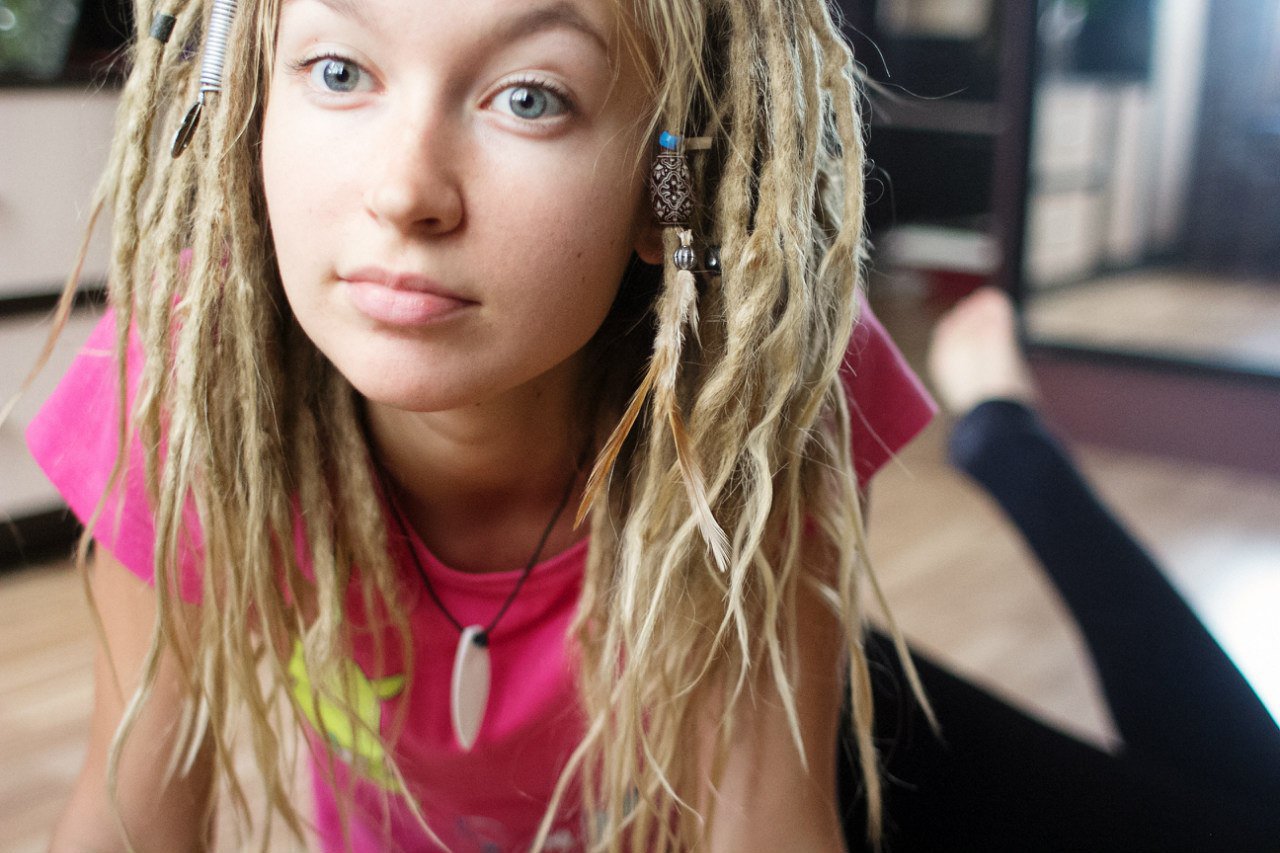 Фотографии стрижки и прически Насти Сарафанчиковой 