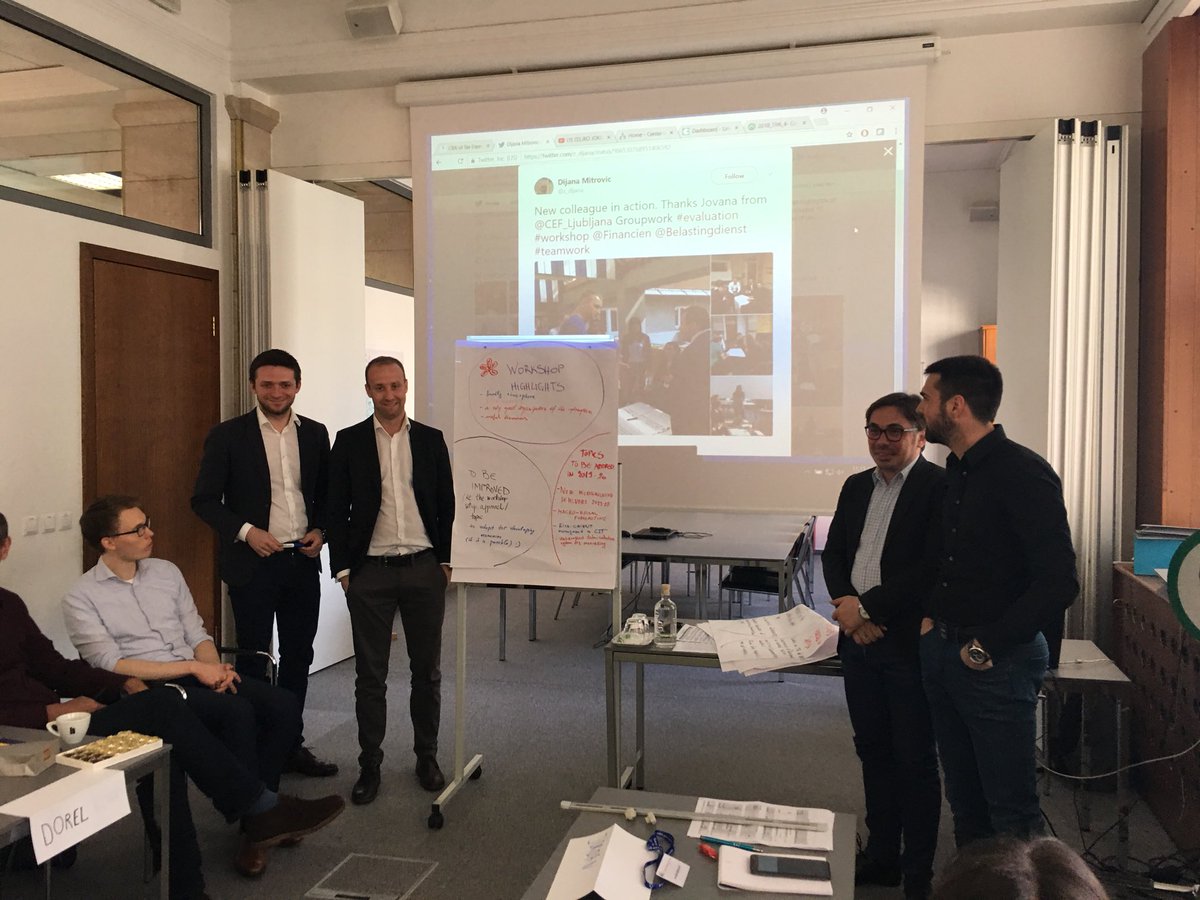 z_dijana's tweet image. We’ve carefully listened to group’ debriefing #evaluation #workshop #CEFlearning @CEF_Ljubljana @Belastingdienst @Financien #taxexpenditures