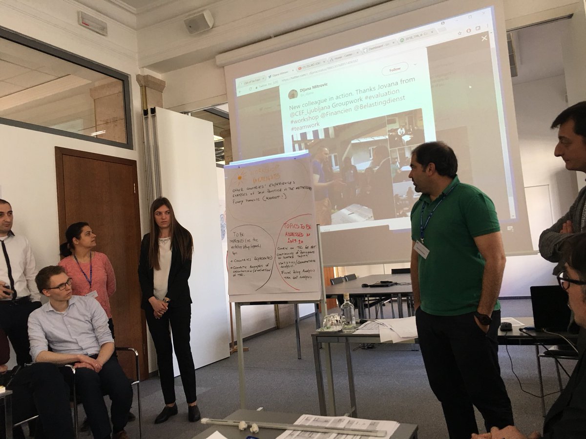 z_dijana's tweet image. We’ve carefully listened to group’ debriefing #evaluation #workshop #CEFlearning @CEF_Ljubljana @Belastingdienst @Financien #taxexpenditures