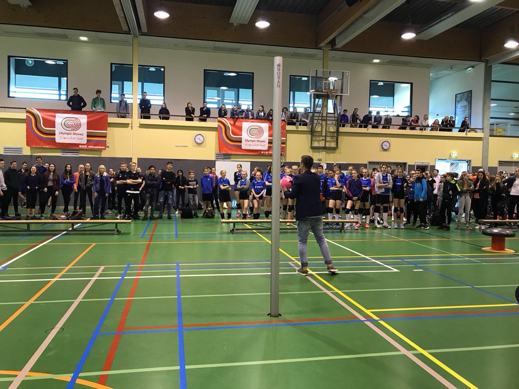 Vandaag in #Nijmegen voor de regionale finale! 4 sporten, 2000 leerlingen van 40 scholen! <a href="/HANSportBewegen/">HAN Sport en Bewegen</a> bedankt voor de organisatie!