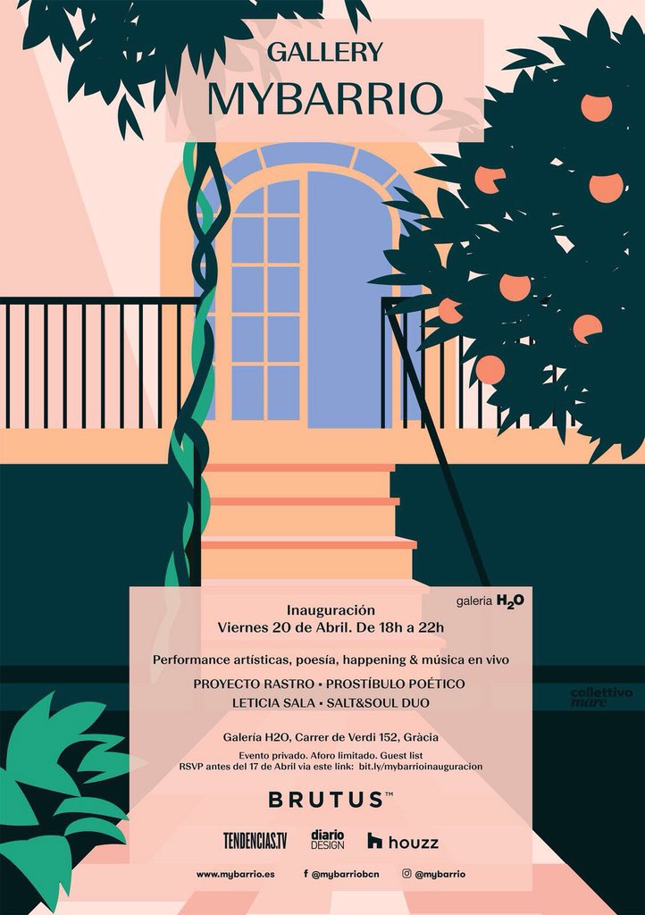 ProstiPoetico's tweet photo. Este viernes no os perdáis la inauguración de @mybarriobcn Diseño, arte, performance y música en vivo. Y nosotras. De 18h a 22h en @galeriaH2O Reserva en http://bitly/mybarrioinaguracion #opening #diseñobarcelona #bcndesign https://t.co/GPgewdXJfl