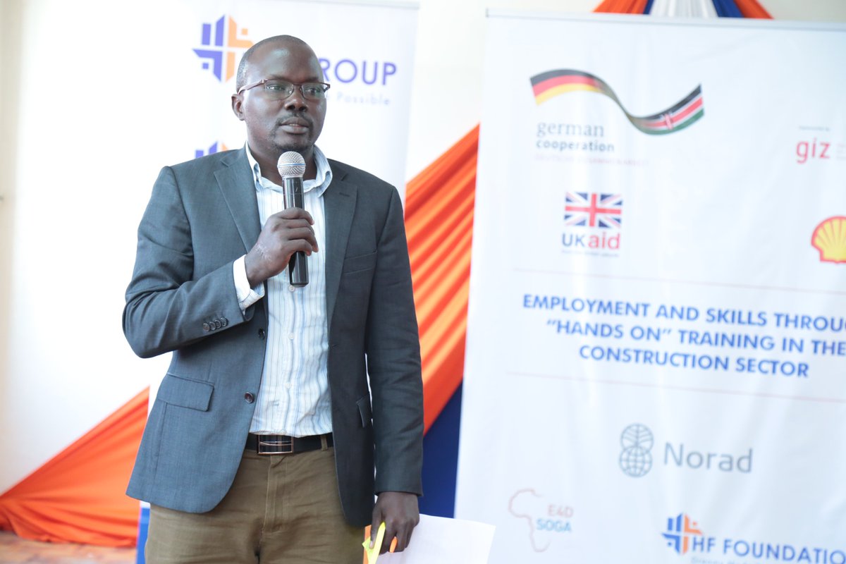hfcbkenya's tweet photo. We are happy to have partnered with @FoundationHF to give artisans the right skills for the construction industry in Kenya- Eddy Oloo, GIZ #Armyof1MillionArtisans https://t.co/wD7fb7HXnA