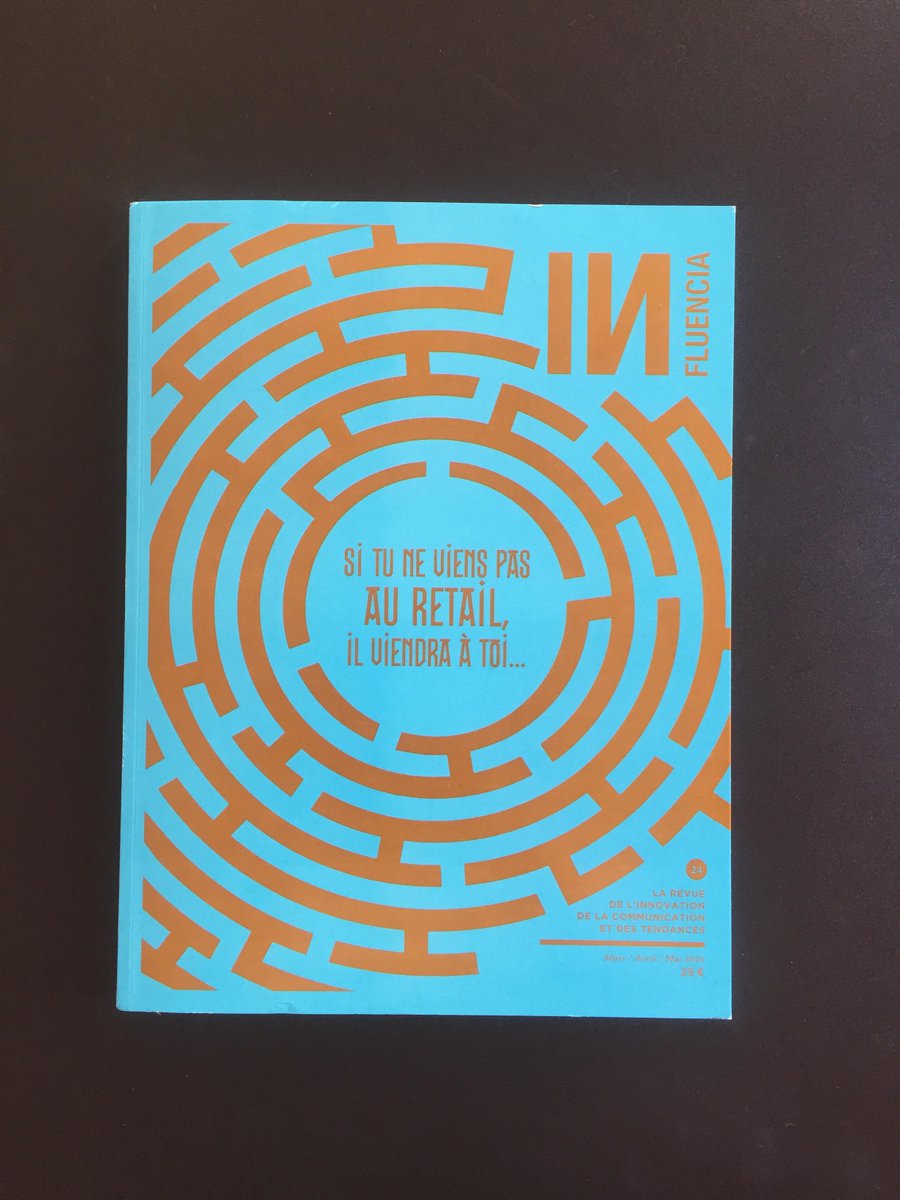 Notre premier magazine <a href="/INfluencialemag/">INfluencia</a> vient tout juste d'arriver ! Si tu ne viens pas au retail, il viendra à toi... #retail #agency #corporate #com #experientiall