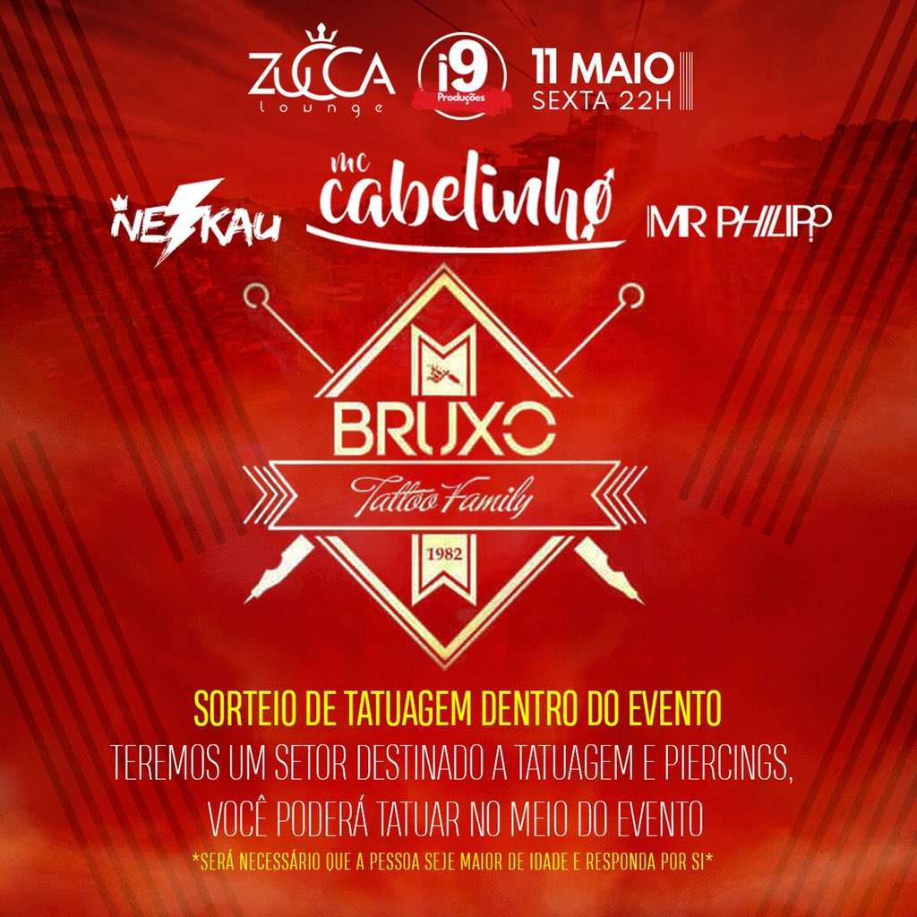 laryssa_raposo's tweet photo. Olha essa molezinha 💥
Além de você ganhar tatuagem no evento, você pode está fazendo ela na hora 😱 

Mc cabelinho Boate Zucca 💥🕺🏻💃🏽 https://t.co/P3TpdFQY3s