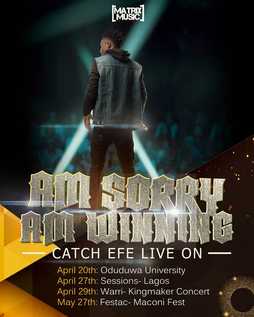 EfeMoney's tweet photo. Catch me performing at any of these events... more dates to come...
#AmSorryAmWinningEp link on my bio
#BabalokeVideo up next 🔥🔥🔥 https://t.co/v1xAdWQ4WL