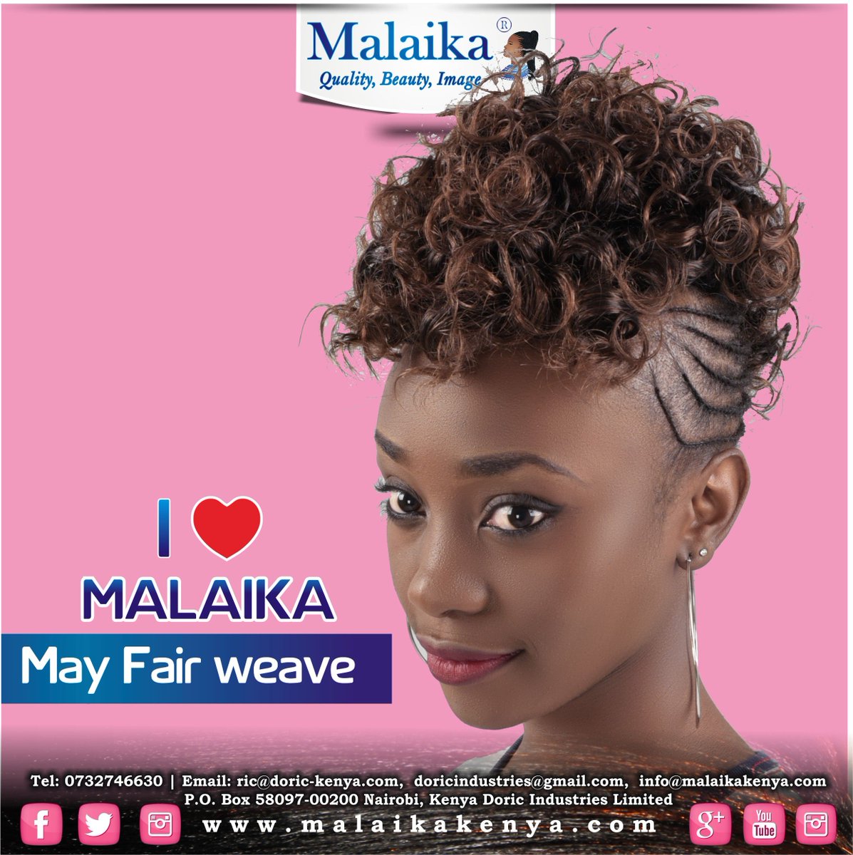 Malaika Hair Kenya On Twitter I Will Be The Hair For You May