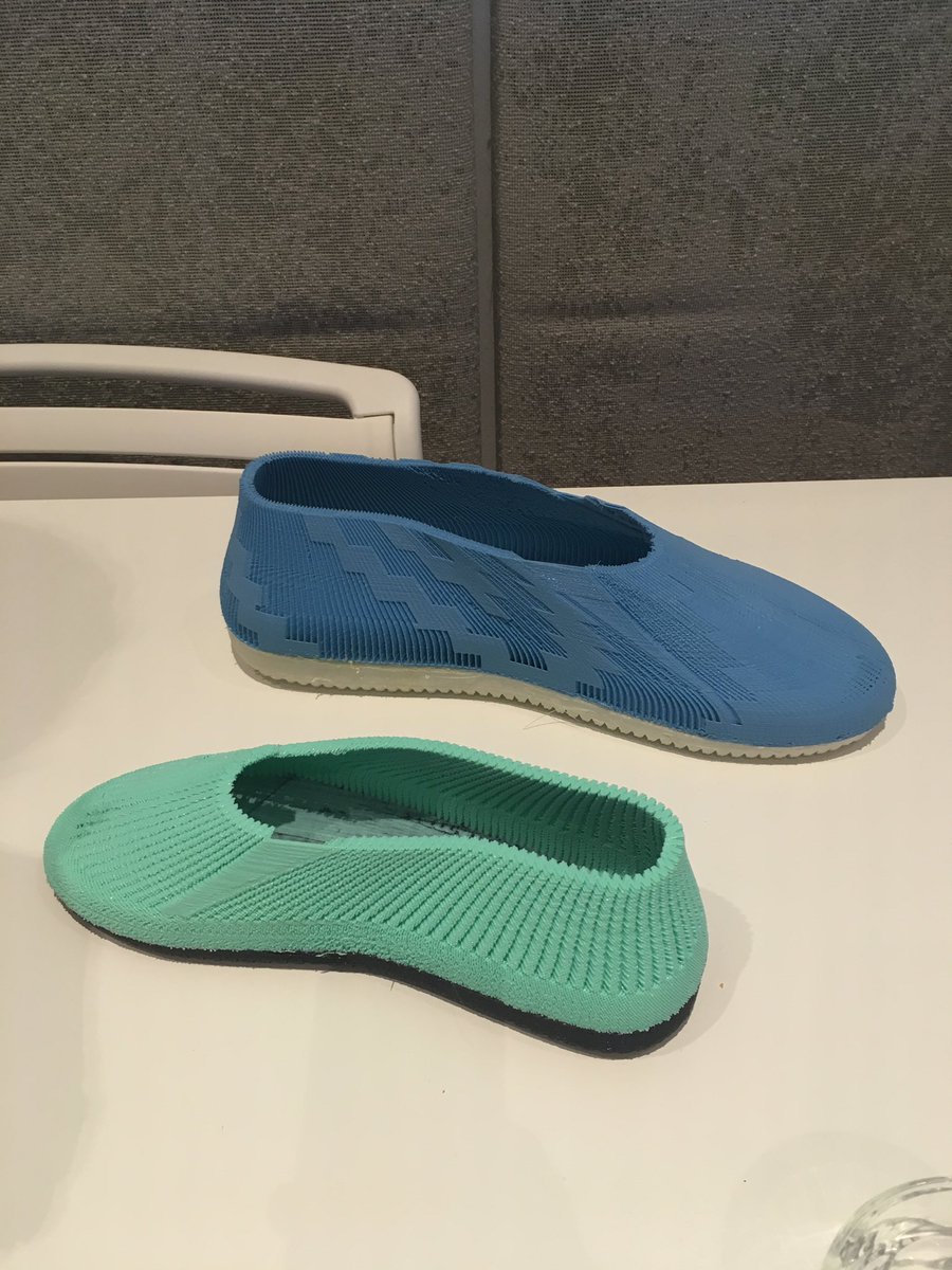 SreeparnaDas20's tweet image. #4Dprinted shoes and textile made using #TPE and #FDM - Day 2 at @3DPmaterial @4Dprintingforum @Plast_Solutions