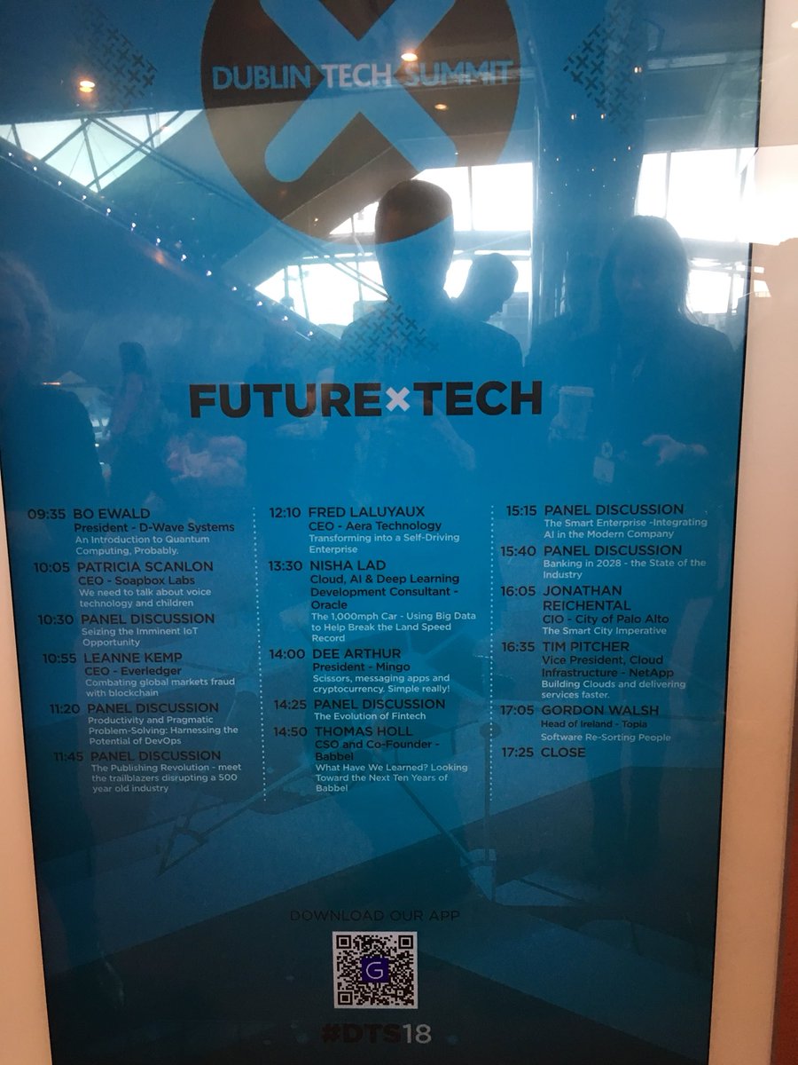 Delighted to be representing @TransferMate on futurex track stage #DublinTechSummit later this afternoon 3:40 on the future of #banking.