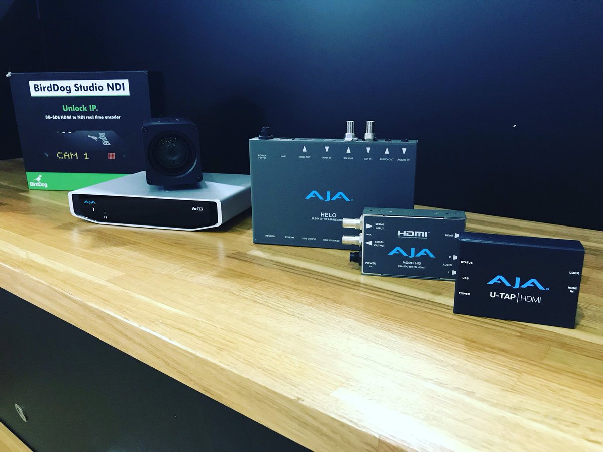 ScanProVideo's tweet photo. It’s the @ScanProVideo #OpenDay at @ScanComputers today! We’re looking at the #latest in #professional #streaming, #broadcast, #postproduction & #conversion #solutions from @AJAVideo, @bird_dog_gear , @STREAMSTAR2 and @Avid . Stay tuned for our #studioreviews! #Handson #Kit https://t.co/PrKfJCya0d