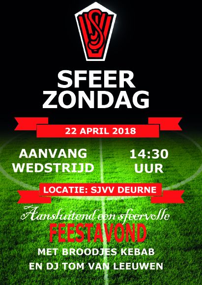 SJVVDEURNE's tweet photo. Aanstaande zondag is het sfeerzondag in de kantine van #SJVV, met DJ Tom van Leeuwen 🍺 https://t.co/hjsnseBMK5