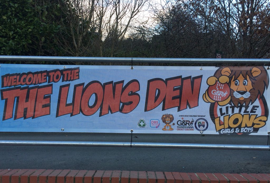🦁 <a href="/ThongsbridgeCC/">Thongsbridge CC</a>  and <a href="/GR_CRICKET/">G&R|Randhawa Cricket</a> are pleased to open the Lions Den this Friday night #cricket #BBQ #UTB Come on down for a great night!