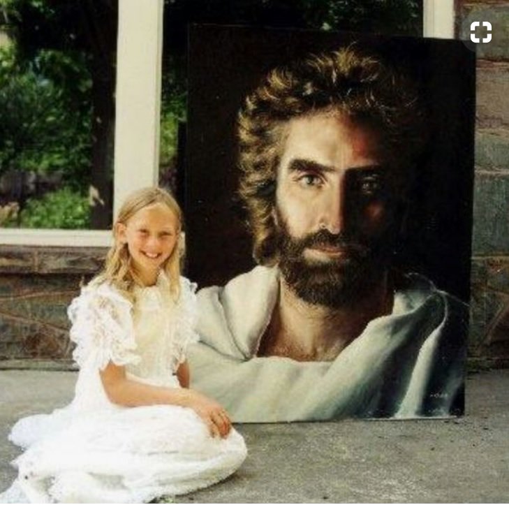 a_nitika's tweet photo. @lorelai1323 Gauri, look at this one... A true talent... Jesus Painting by Akai at the age of 8. I haven't seen anything more inspiring than this https://t.co/6jKNMuUgny