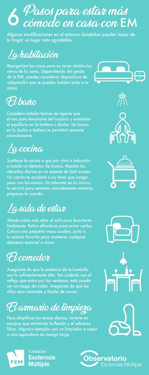 emeuskadi's tweet photo. Consejos para mejorar tu comodidad en casa vía @FundacioEM#EsclerosisMúltiple  https://t.co/lSEoPQDVbD https://t.co/fo43DLMd5O