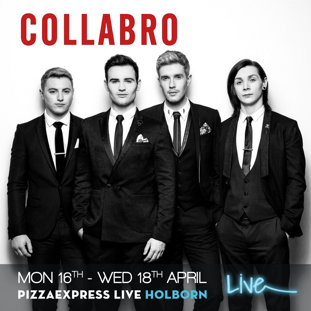 CollabroBuzz's tweet image. Tonight’s the last night you can see Collabro ‘Up Close And Personal’ at #PizzaExpressLive in #Holborn.
Enjoy a fantastic evening filled with food and music! What could be better?

Last remaining tickets available: pizzaexpresslive.com/whats-on/colla…