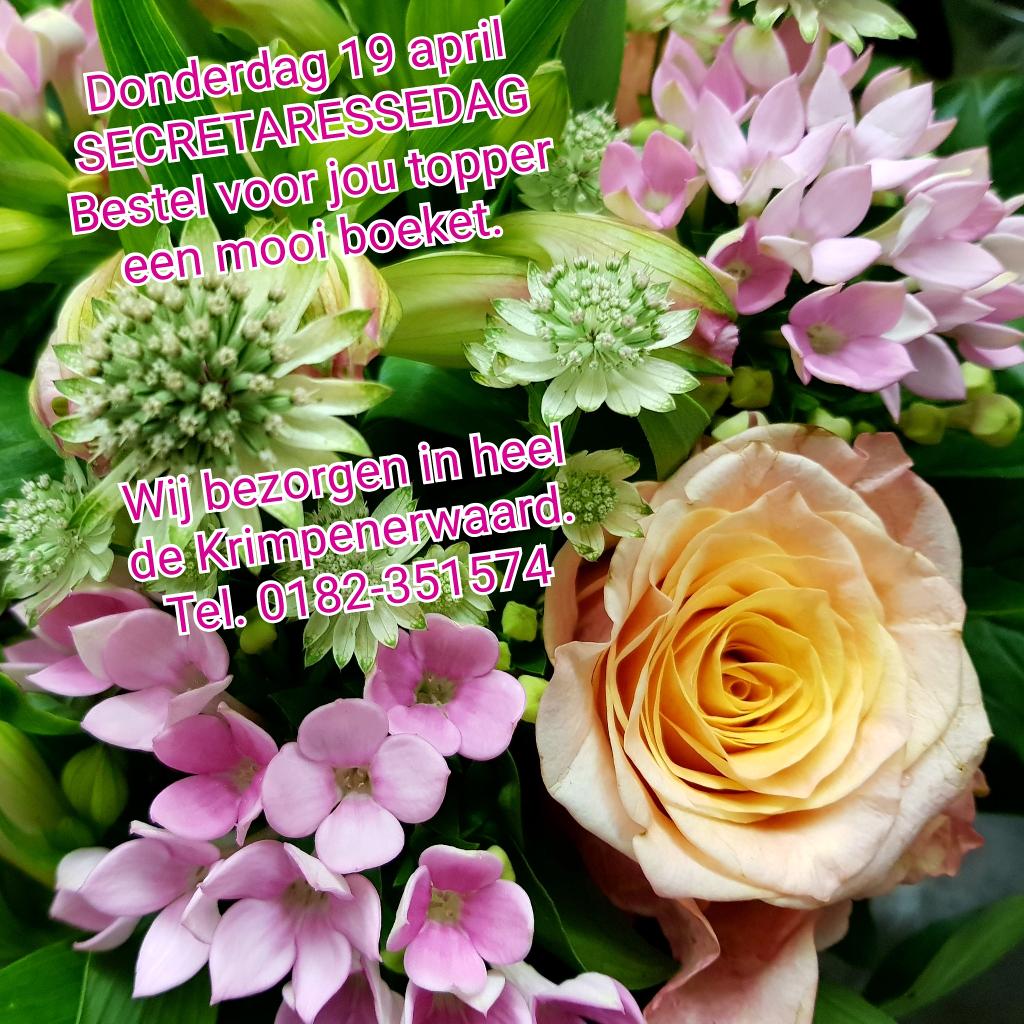 #secretaressedag Donderdag 19 april.