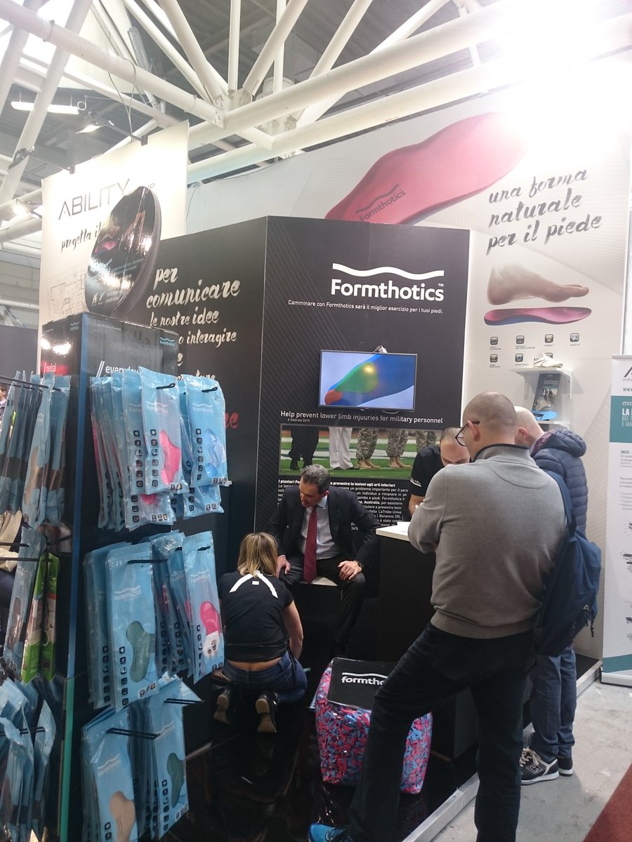 formthotics's tweet image. #Exposanita @abilitygroup #Formthotics Together again in Italy!