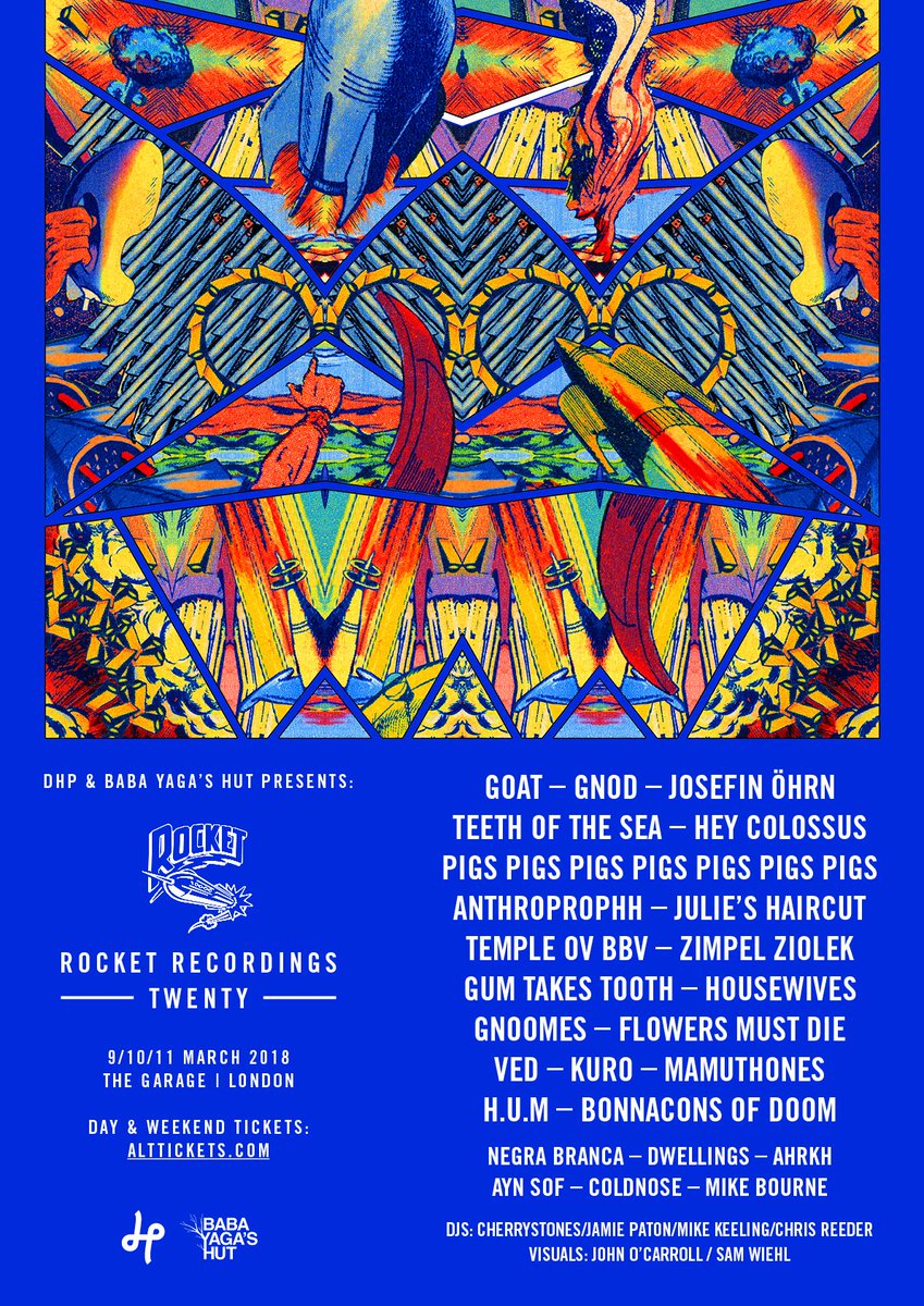 RocketRecording's tweet photo. WATCH...

@IMPA_TV footage from our #RocketTwenty weekender via @theQuietus:

GOAT
https://t.co/2skSCS0K6C

Temple Ov BBV
https://t.co/hbO5rclbYN

Zimpel/Ziołek
https://t.co/8jEZUjAo7W https://t.co/ondy112Ip0