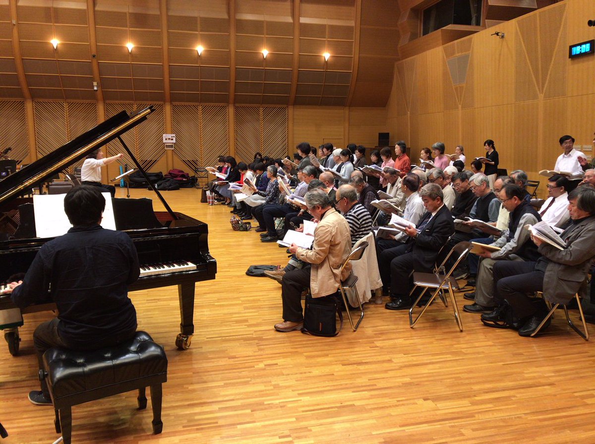 名古屋フィルハーモニー交響楽団 名フィルのリハーサルの後は 同じ会場で合唱のリハーサル こちらは 10月定期演奏会のマーラー 千人の交響曲 の第2コーラスのリハーサルです 名古屋市民コーラス 名古屋混声合唱団 一宮第九をうたう会 名古屋
