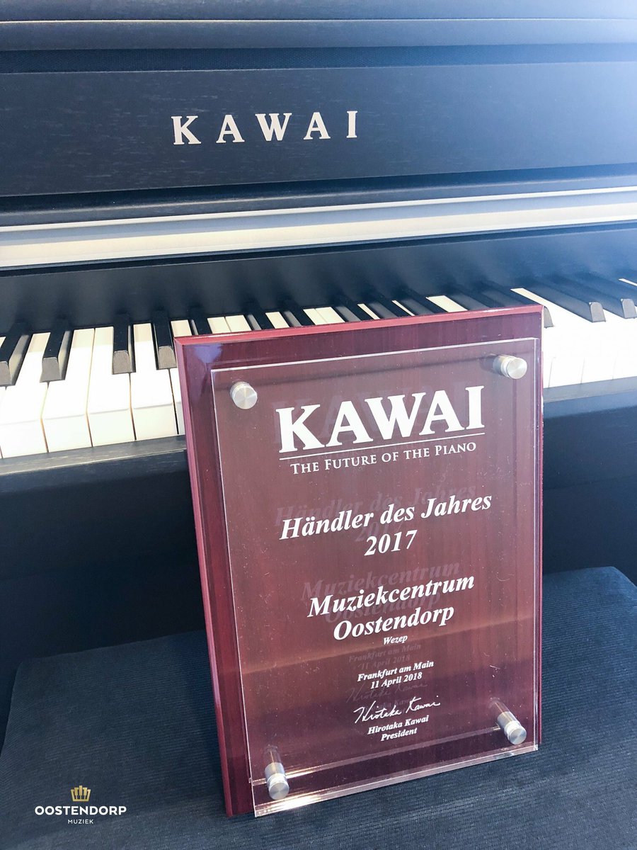 Voor de 3e keer op rij: beste Kawai dealer van Nederland! #feest #kawai #kawaipiano @KawaiEuropa