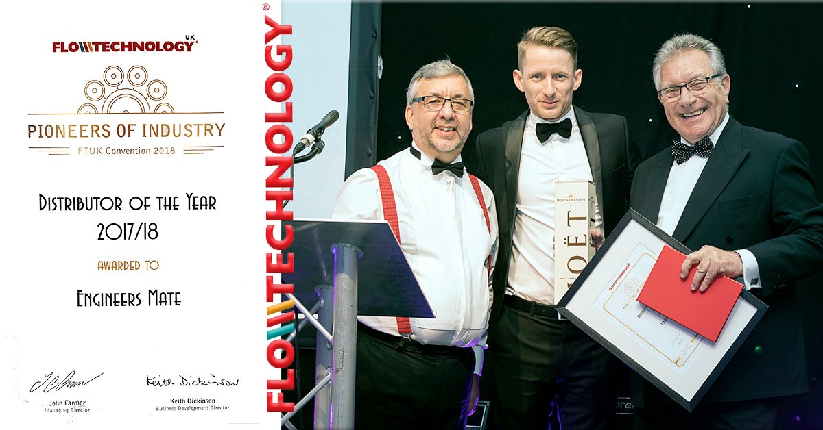 EngineersMate's tweet image. Congratulations to all of the Engineers Mate® Staff for achieving the Flowtechnology UK Award - Distributor of the Year 2017/2018

From left to right: John Farmer (Flowtechnology UK), Harry McGill (Flowtechnology UK), Chris Bowyer (Engineers Mate®)
#flowtechnology #Awards