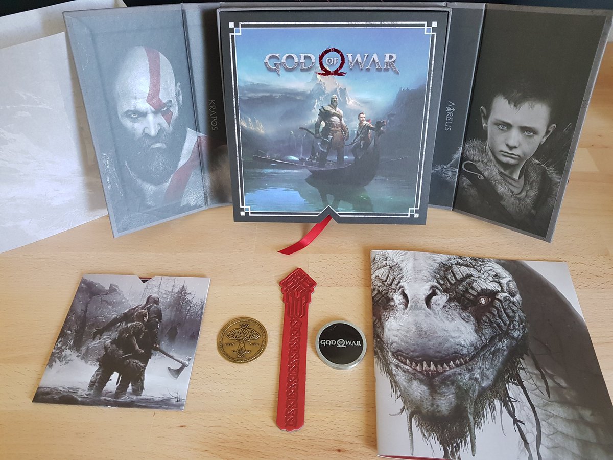apocaduck's tweet photo. <3 @Sony @SonySantaMonica @corybarlog #GodOfWar https://t.co/bXLiSFwJm9