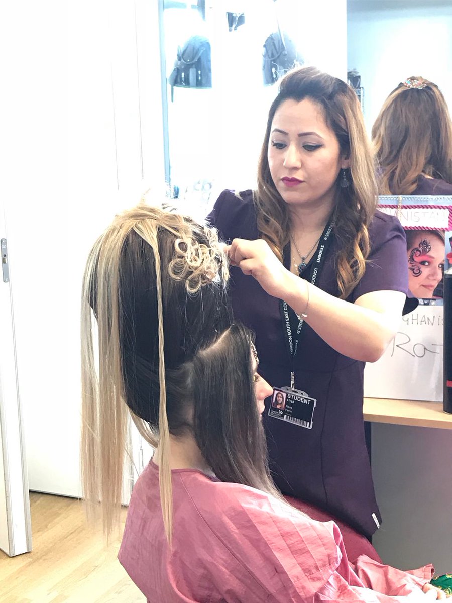 LSEColleges's tweet photo. Good luck to our #hair and #beauty students in their annual hair and beauty fashion show today. Some great looks so far! Looking forward to the show later, judged by @jamesgalvinhair https://t.co/EiUPCnF9Pf