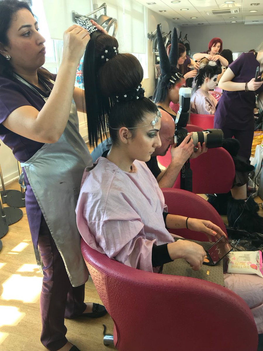 LSEColleges's tweet photo. Good luck to our #hair and #beauty students in their annual hair and beauty fashion show today. Some great looks so far! Looking forward to the show later, judged by @jamesgalvinhair https://t.co/EiUPCnF9Pf