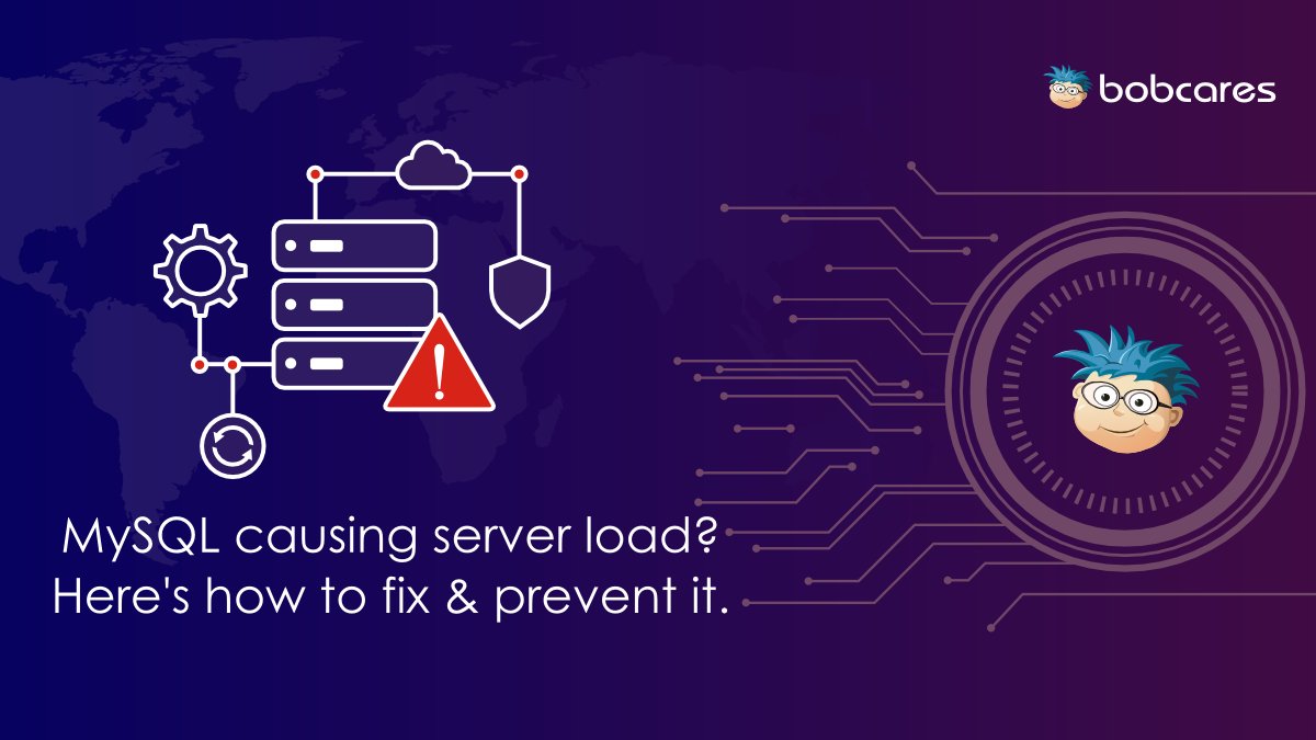 bobcaresblog's tweet image. MySQL dragging your server down? Here&apos;s how you can find what&apos;s causing MySQL high CPU, how to fix it, and how to prevent it from happening.

buff.ly/2EZFfx6

#bobcares #mysql #mysqlhighload #mysqlfix