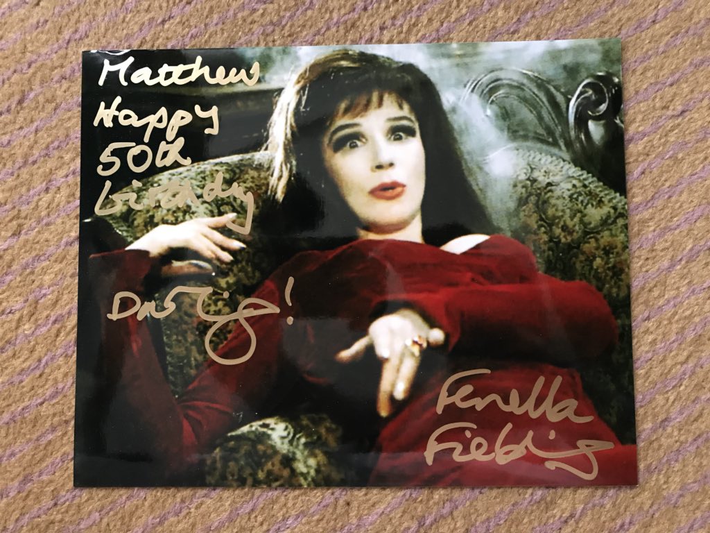 sotonlad1's tweet photo. Thank you to the fabulous @FenellaFielding for my birthday card https://t.co/gg7sNousn6