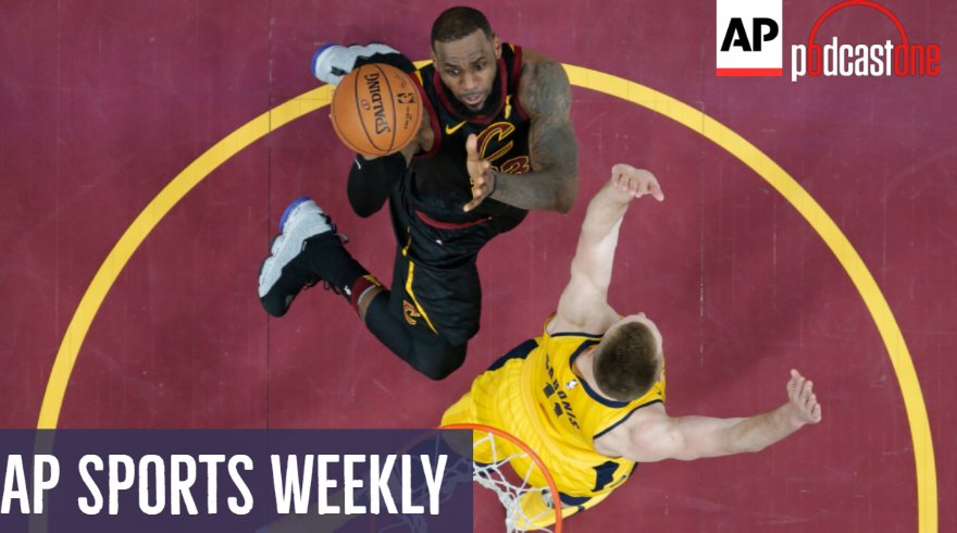 AP_Sports's tweet photo. BJ Armstrong won 3 NBA titles with Michael Jordan. Does he think MJ is the best ever? Listen as @bjarmstrong talks #NBAPlayoffs with "AP Sports Weekly" hosts @JimLitke and @TimDahlberg on #PodcastOneSportsNet and @ApplePodcasts. https://t.co/xniSDt9CY8 https://t.co/kRbkmFyC2Q