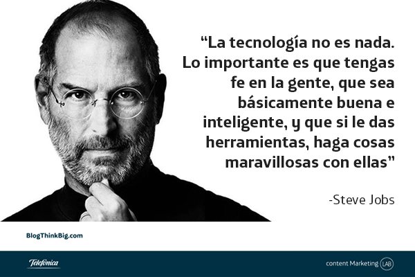 Resultado de imagen para steve jobs buenas e inteligentes