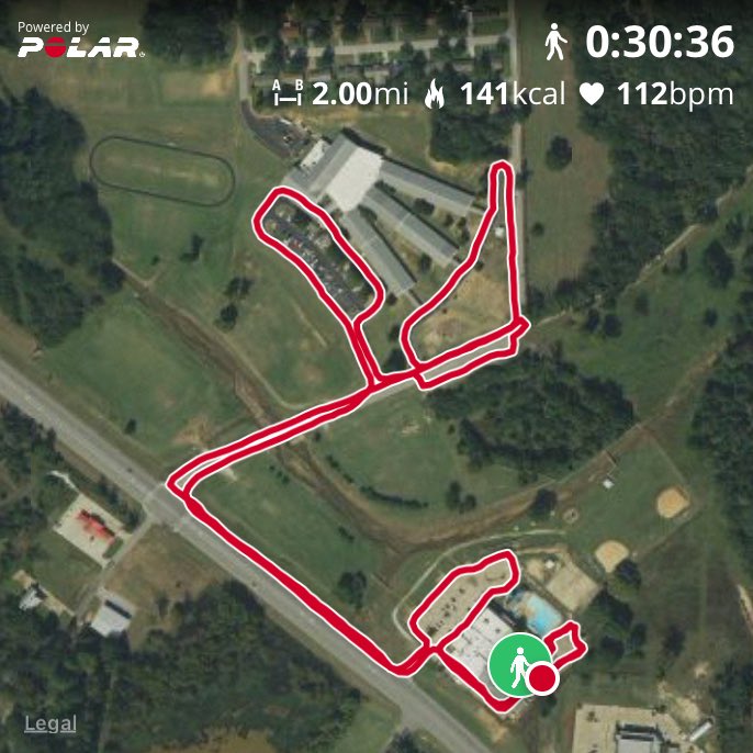 MrsDocWW6Math's tweet photo. #PolarBEAT walking it out on a tired Wednesday morning. @MrsRoseWW5Math https://t.co/SFkp4XGtzU