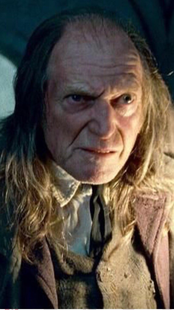 Happy birthday David Bradley!! Filch will always go down as the nastiest caretaker of all time.              