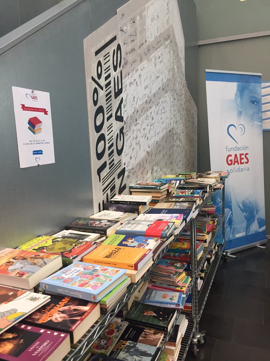 Gaes's tweet photo. Gracias a vuestras #donaciones, el lunes 23 de abril, la fundación @CODESPA tendrá un puesto de #libros 📚 de segunda mano en #Barcelona! 👏
Los beneficios se destinarán a los diferentes proyectos de #cooperación de #CODESPA en América Latina, África y Asia #GAESsolidaria https://t.co/eG4FWtF2hN