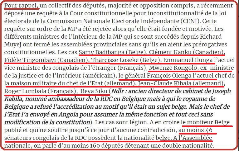 kinshasaweb's tweet photo. #RDC #DRC #CesEtrangersQuiNousGouvernent #BoiteàPandore #Congolite #CongoCrisis Respect de l’‼️l'#Article10 #Article72‼️ de la constitution sur la nationalité : Joseph Kabila ira-t-il jusqu’au bout ⁉ https://t.co/B8hl0IQZzp https://t.co/HaJzquP1As