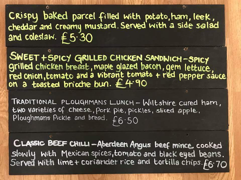 new additions to our menu at the pendle witch atherton...