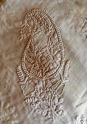 Pasley motif chikankari
