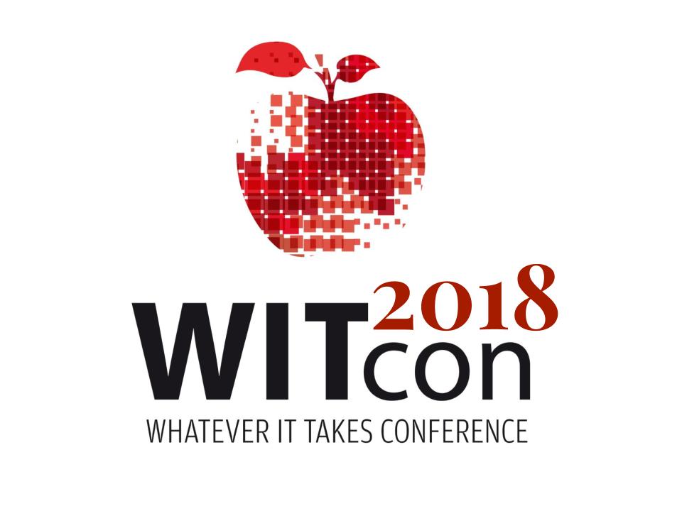 #WITcon18 Draft Agenda Posted! Check back often for updates!

witconf.org/news/witcon201…