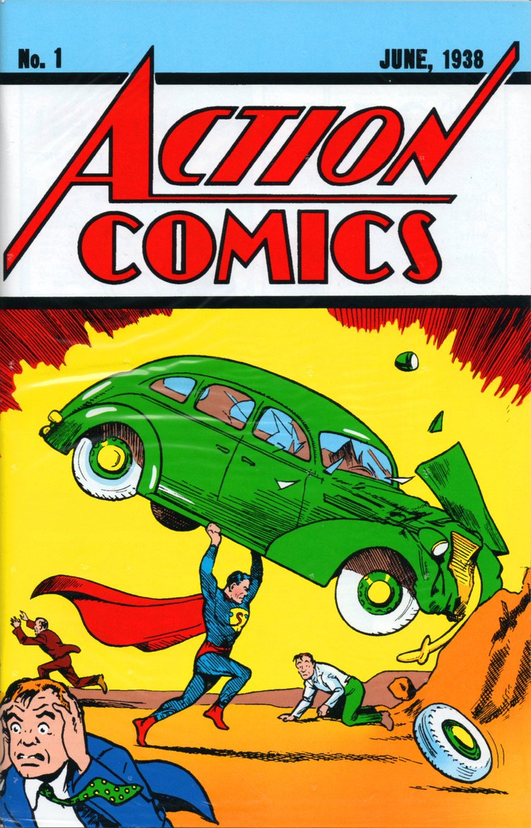 AceComics's tweet photo. Wrapping up our #Action100 Endeavor on the day #Action1000 hits the shelves by going back to where it all began!  #Action100 (100/100)
Action Comics #1 (1938) Discussion and Review https://t.co/8A6OIPNMbM https://t.co/jXdAmFYrgN