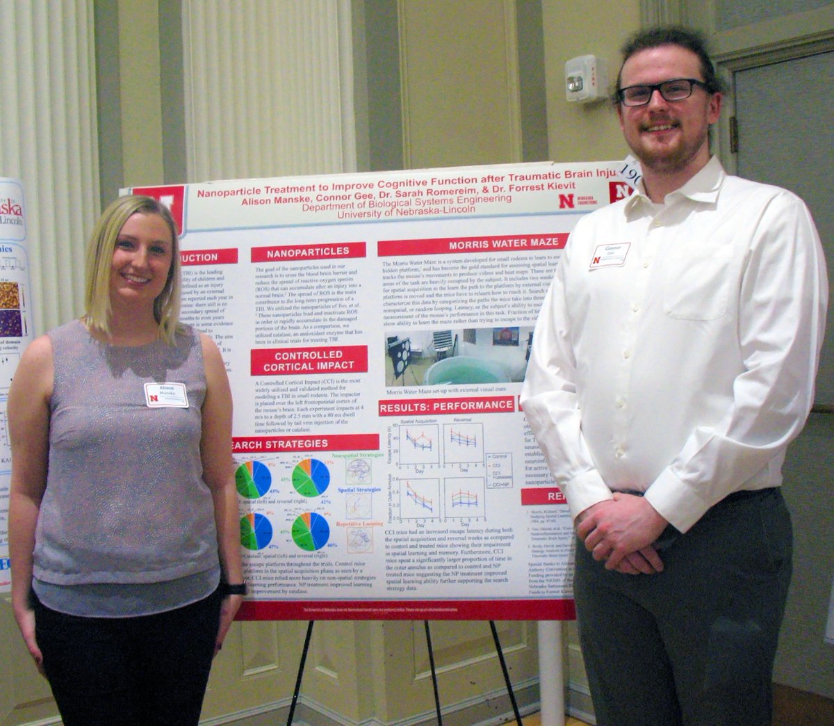 KievitLab's tweet photo. Congratulations to Ali and Connor for winning a top poster award at the UCARE poster session! https://t.co/M71dlrelcm